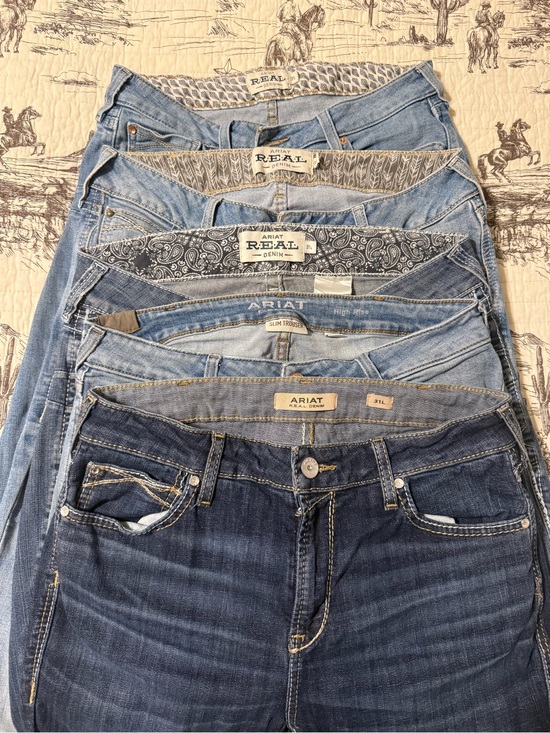 Ariat Denim - Ariat Women's Boot Cut Jeans - Various Blue Washes 31 L Trouser Bootcut